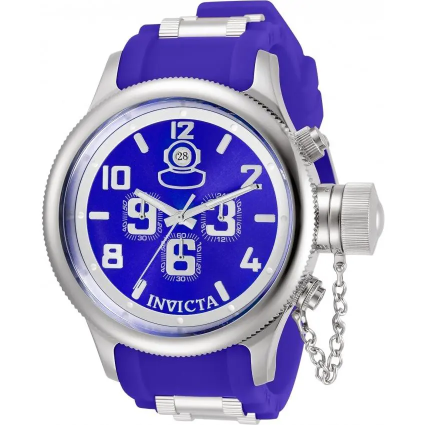Invicta Quinotaur Quartz Chronograph 52mm Diver Mens Watch with 3 Watch Case