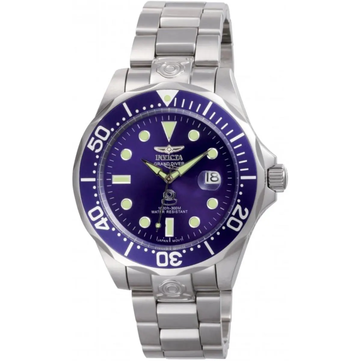 Invicta Pro Diver 3045 Man Automatic 47mm Blue Stainless Steel 300m WR