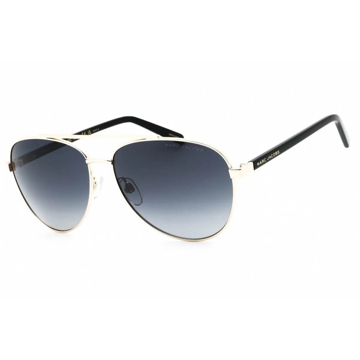 Marc Jacobs Marc 760/S Rhl 9O Sunglasses Gold Frame Grey Gradient Lens 60mm