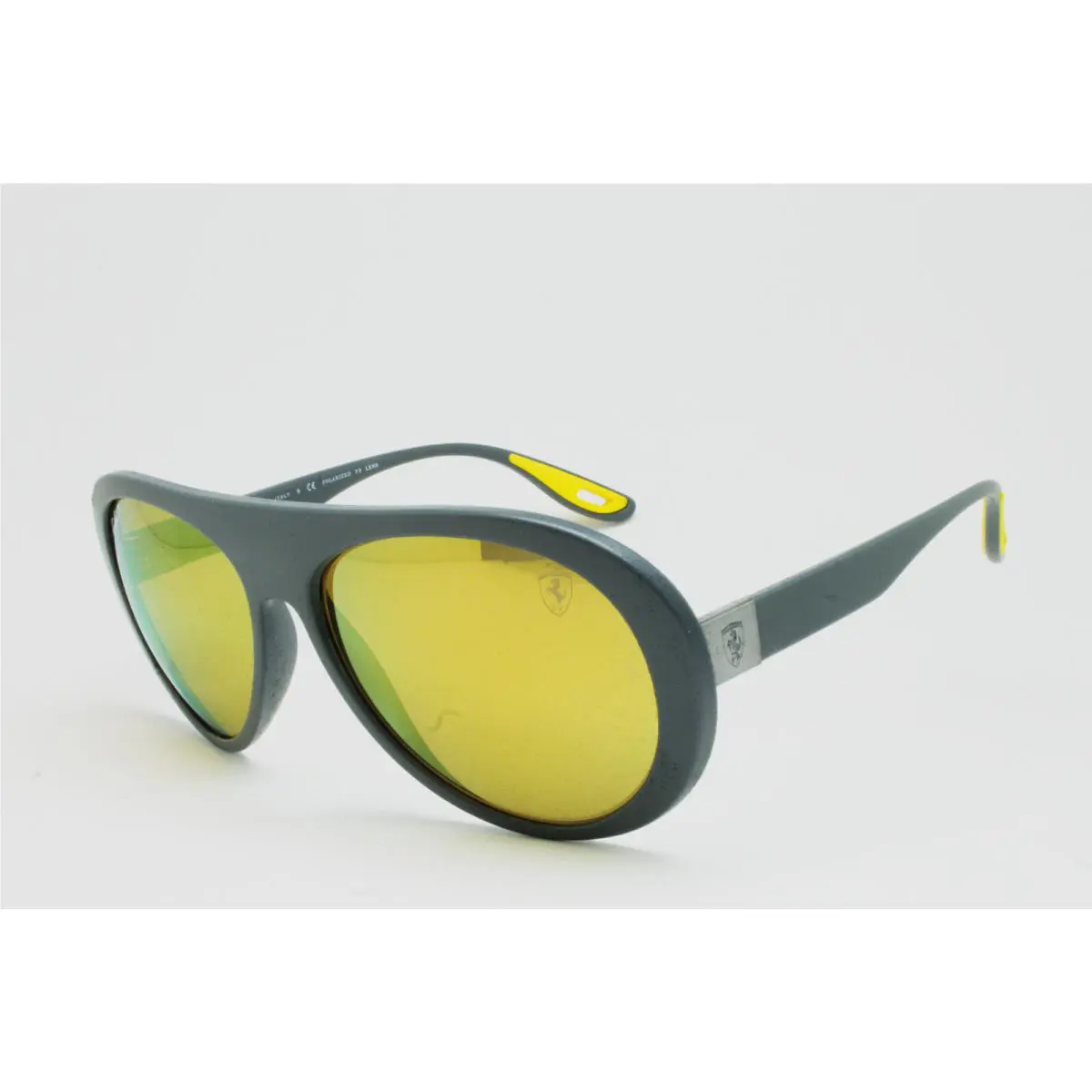 Ray Ban Scuderia Ferrari Collection RB4310M F6086B Mirrored Polarized Sunglasses