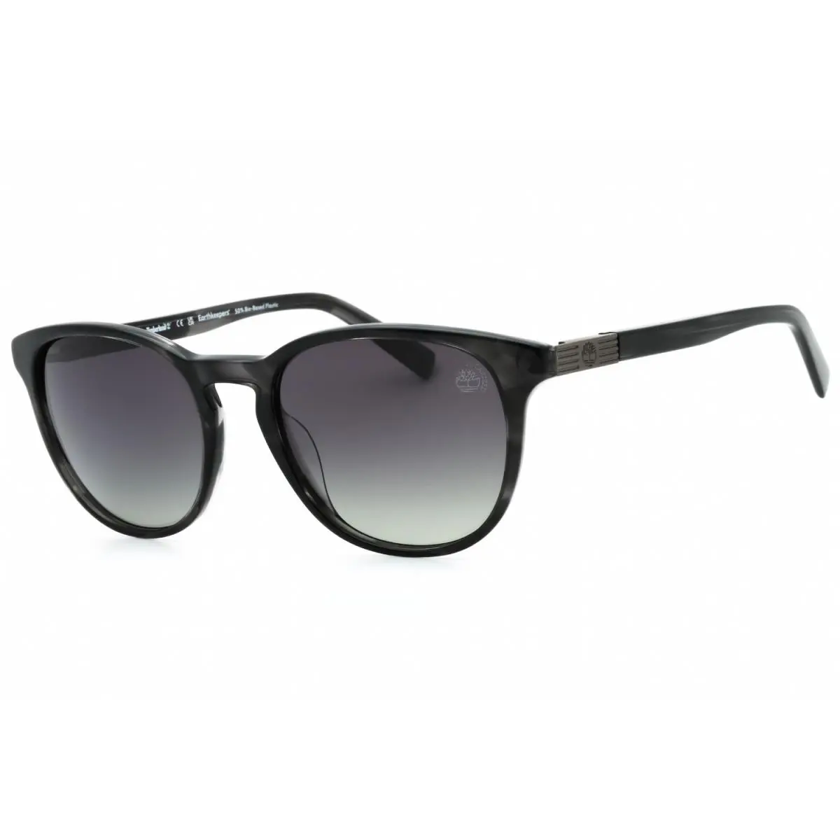 Timberland TB9319 20D Sunglasses Grey Frame Smoke Polarized Lenses 53mm