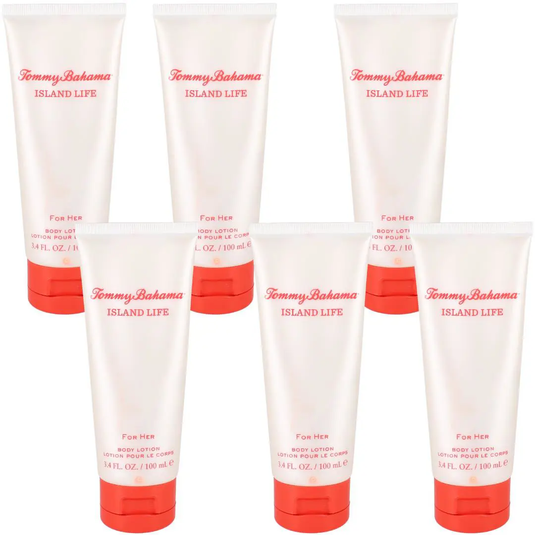 Island Life W Body Lotion 3.4oz UB 6PK by Tommy Bahama