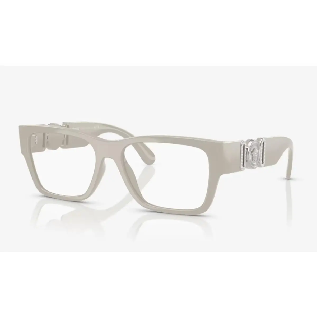 Versace Reading Glasses Mod. 3368-U 5501 53-17 Grey Silver Frames Readers