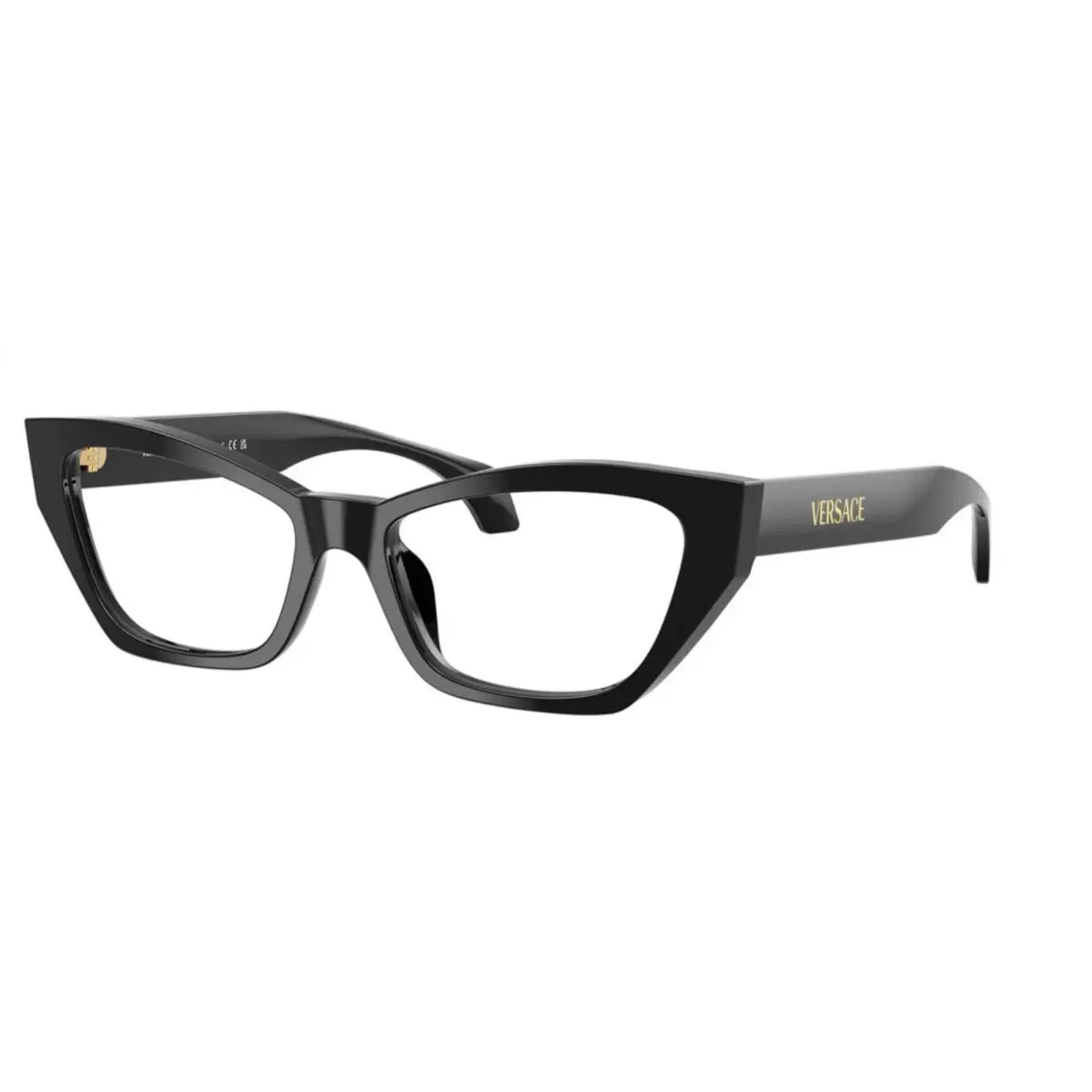 Versace Reading Glasses Mod. 3373-U GB1 54-17 140 Black Gold Frame Readers