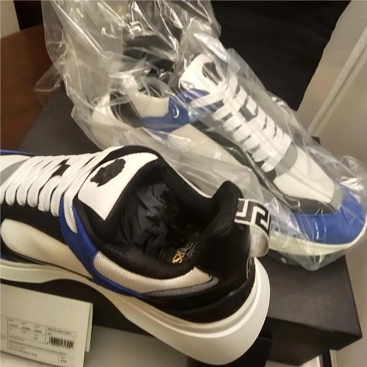 Versace shoes - Versace Medusa - Medusa - 1011942 - White/Black/Blue (UPC: 8056204617942) 5
