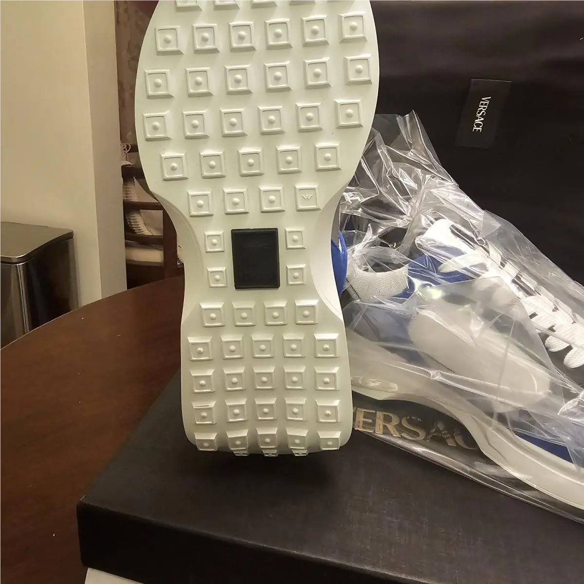 Versace shoes - Versace Medusa - Medusa - 1011942 - White/Black/Blue (UPC: 8056204617942) 7