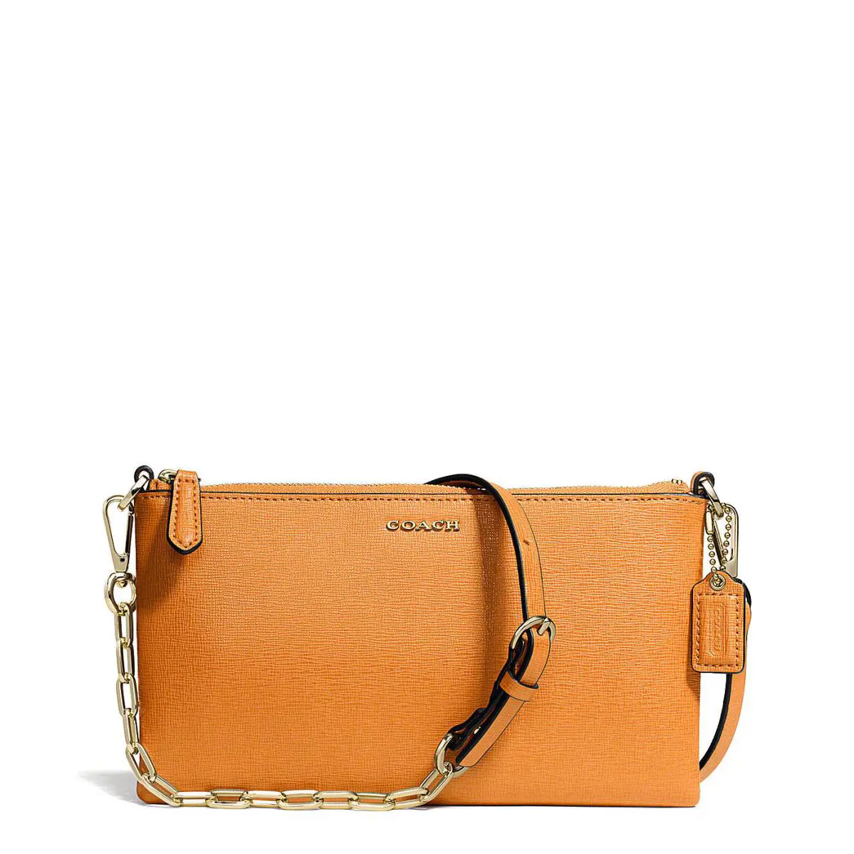 Coach Kylie Crossbody in Saffiano Leather Purse 50839 LI / Bright Mandar