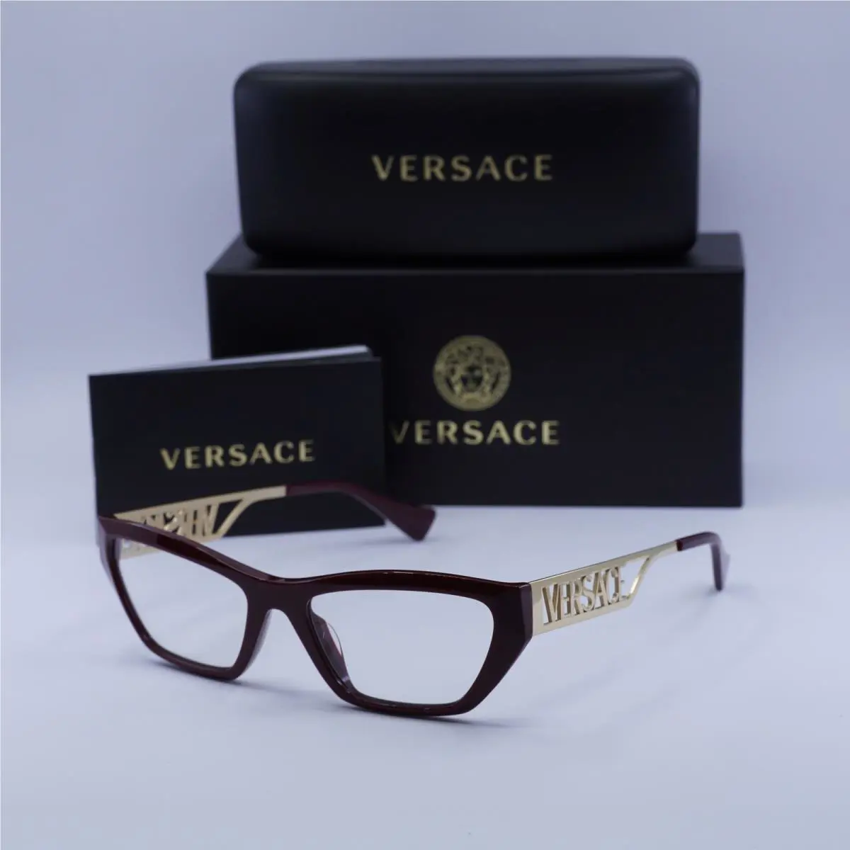 Versace VE3327U 5381 Bordeaux 55mm Eyeglasses