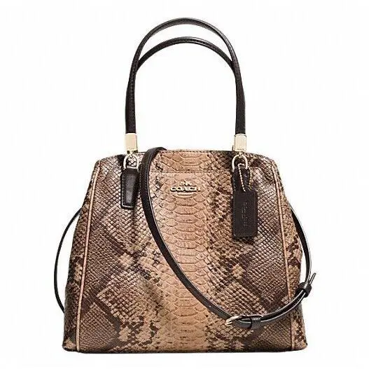 Coach Minetta Crossbody in Snakeskin Embossed Leather 35271 Im/natural