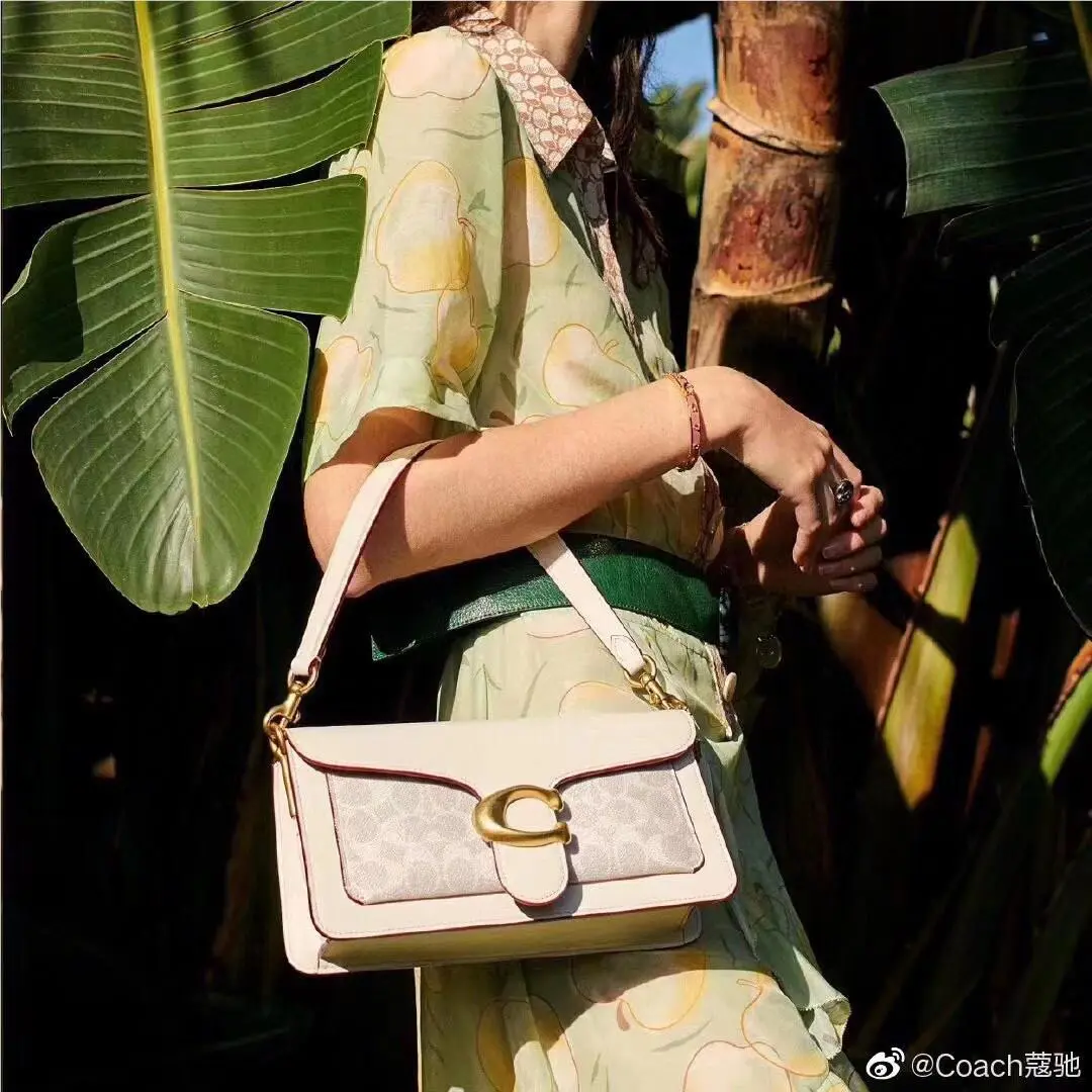 Valentine`s Day Coach Tabby 26 with Signature Canvas 91215 Shoulder Bag