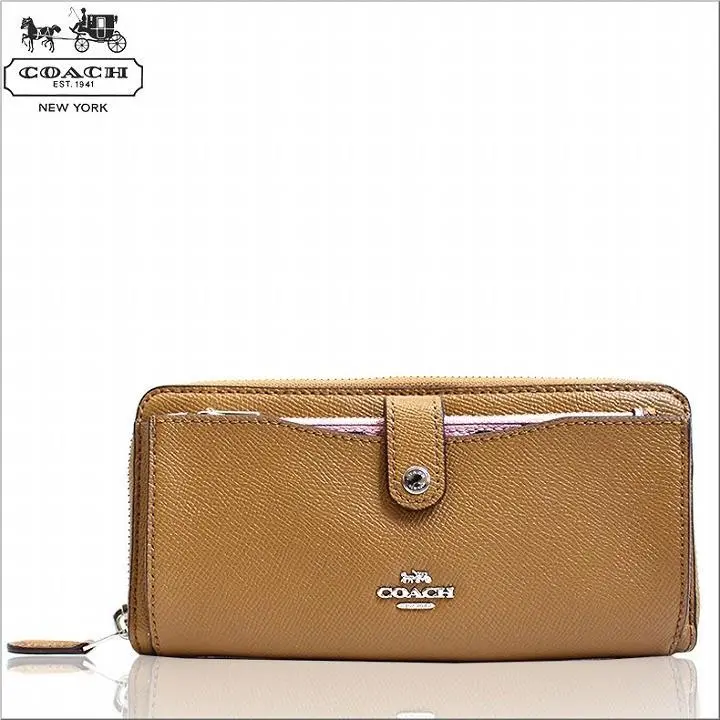 Coach Multifunction Wallet w/ Checker Heart Print 25964 Sv//blush Multi