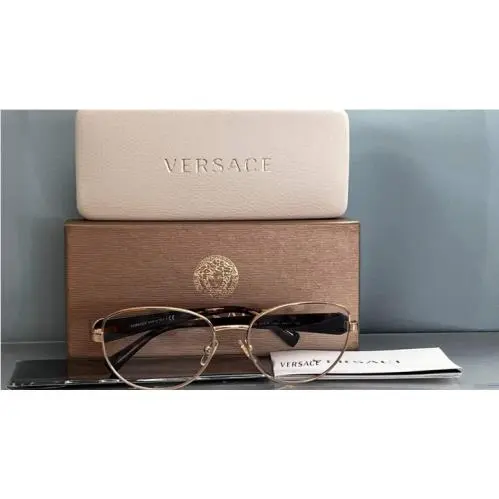 Versace Mod 3248-B 1252 Oval Gold Tortoise Frame Eyeglasses 19