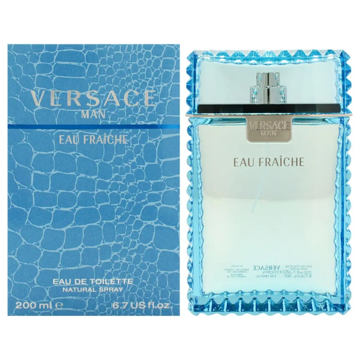 Versace Man Eau Fraiche by Versace For Men - 6.7 oz Edt Spray