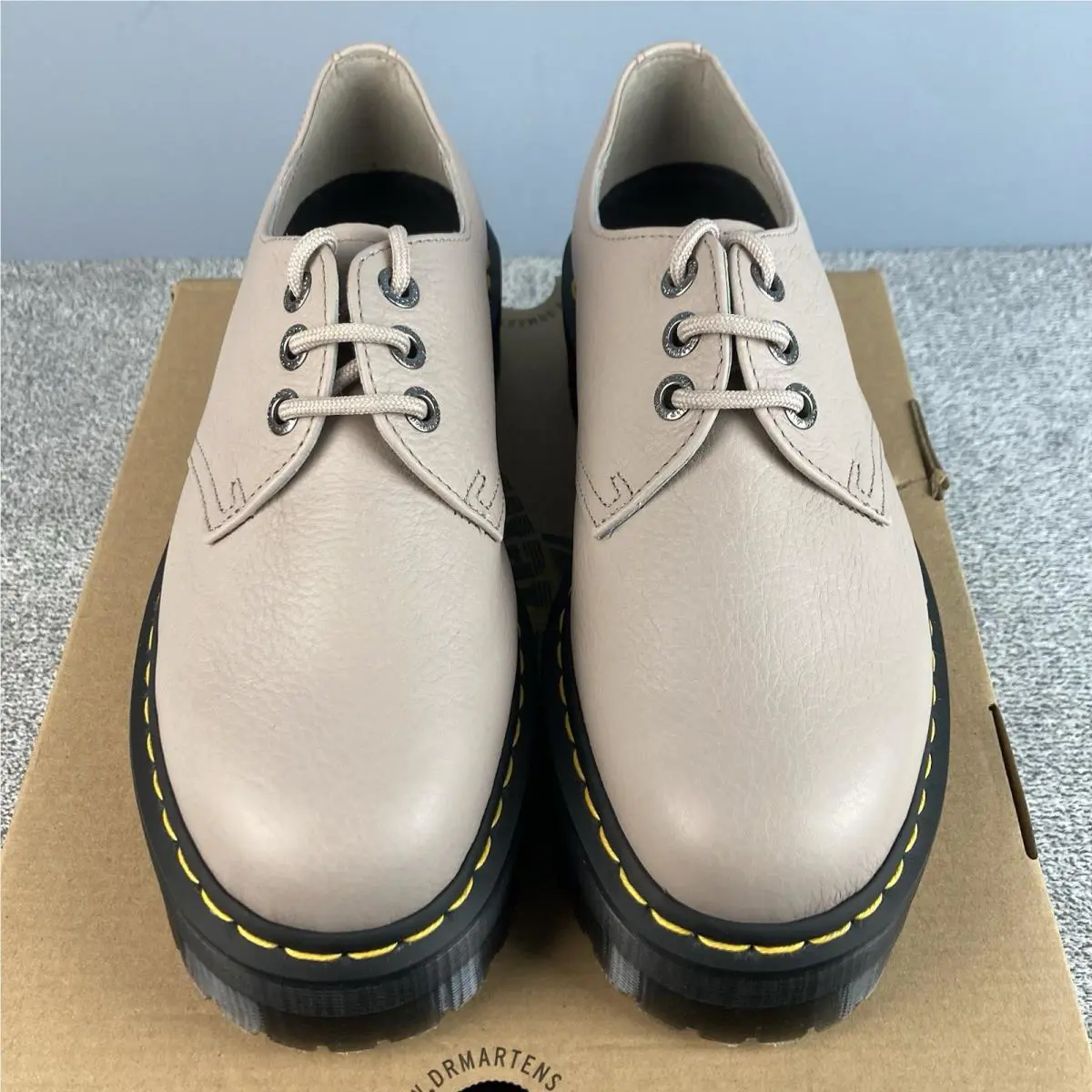 Dr. Martens shoes - Quad II Platform Derby - Quad Platform Derby - Vintage Taupe 0