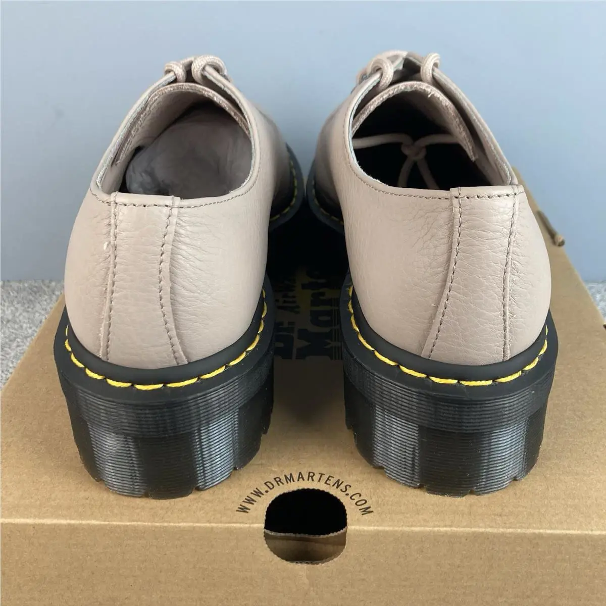 Dr. Martens shoes - Quad II Platform Derby - Quad Platform Derby - Vintage Taupe 3