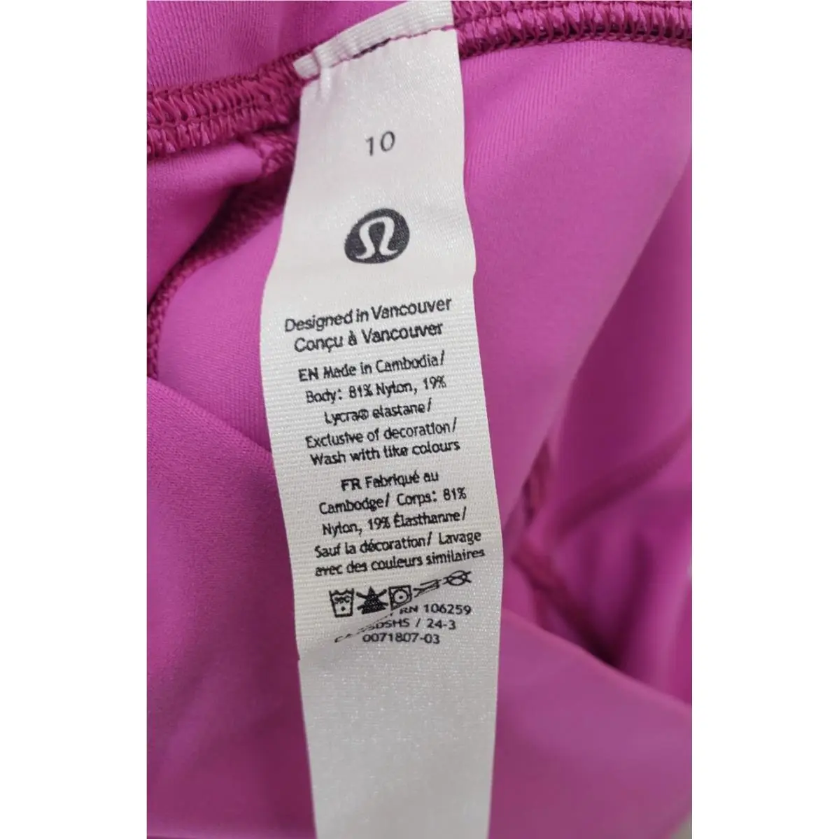 Lululemon clothing - Pink 19