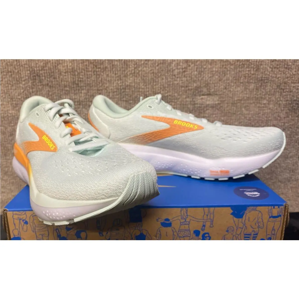 Brooks shoes - Brooks Ghost 16 - Ghost - Skylight/Coconut/Sunset 6