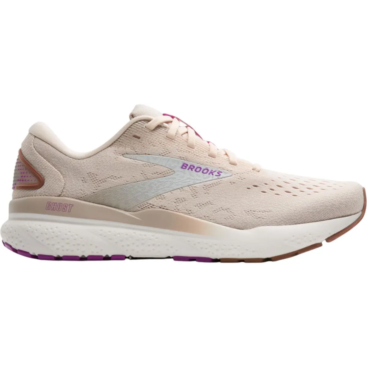 Brooks shoes - Brooks Ghost 16 - Ghost - Black/White/Orchid Ice 13