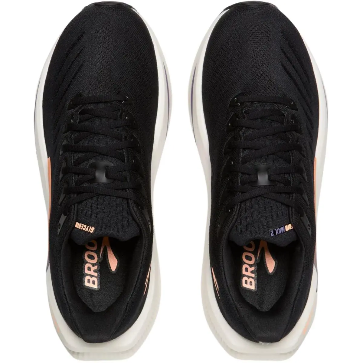 Brooks shoes - Brooks Glycerin Max 2 - Glycerin Max - Black/Peach/Clear 7