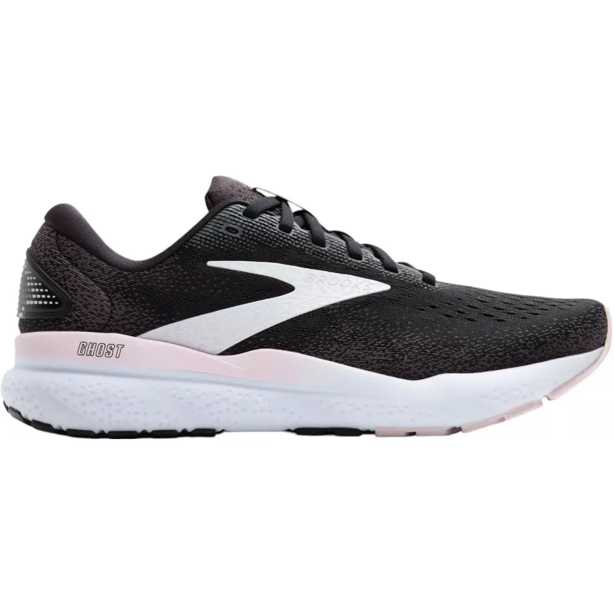 Brooks shoes - Brooks Ghost 16 - Ghost - Black/White/Orchid Ice 4