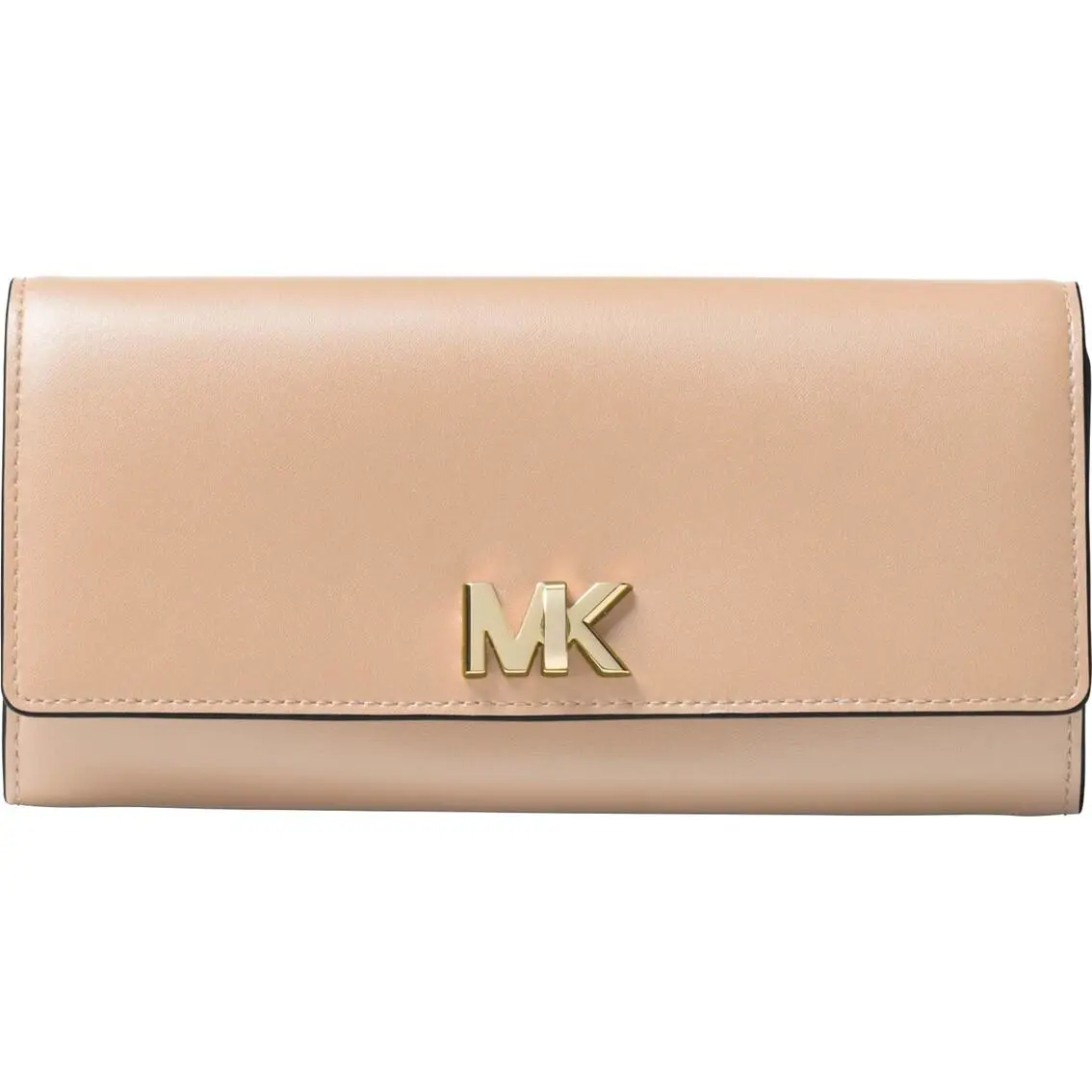 Mott Large East West Clutch Truffle/gold by Michael Kors