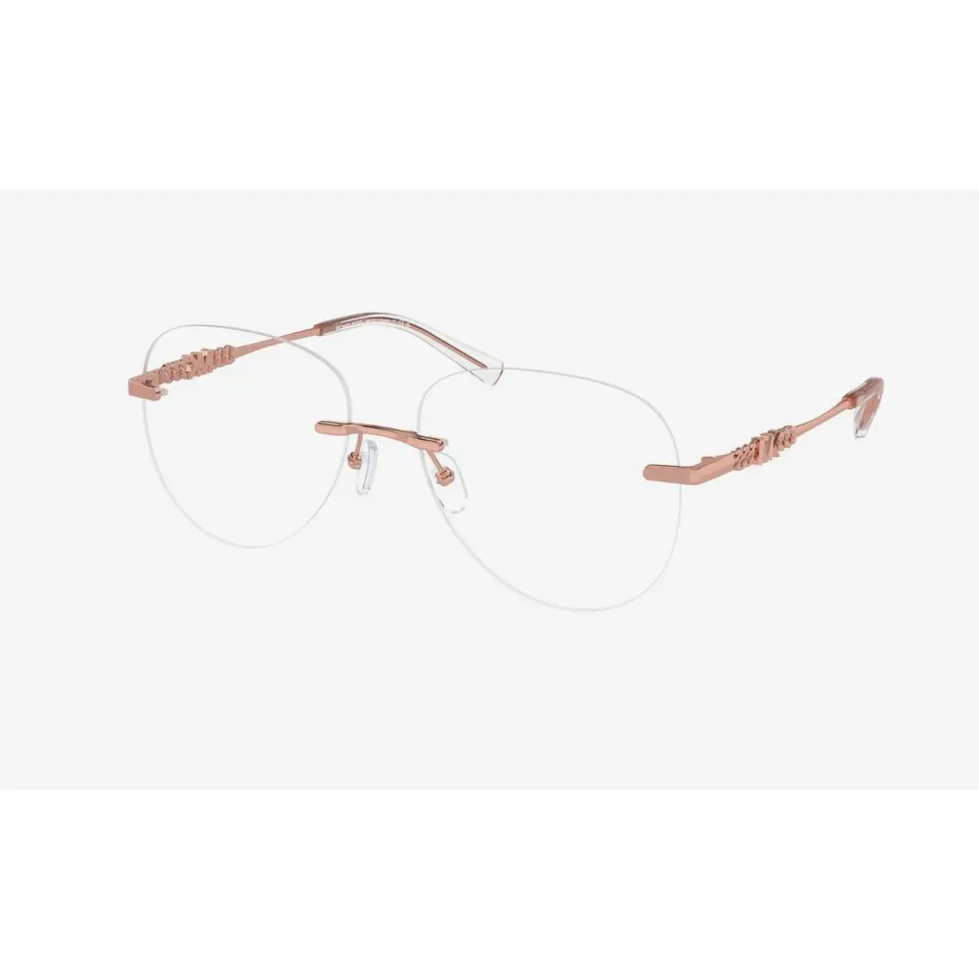 Michael Kors Women`s Kyoto 56mm Shiny Rose Gold Opticals MK3077-1108-56