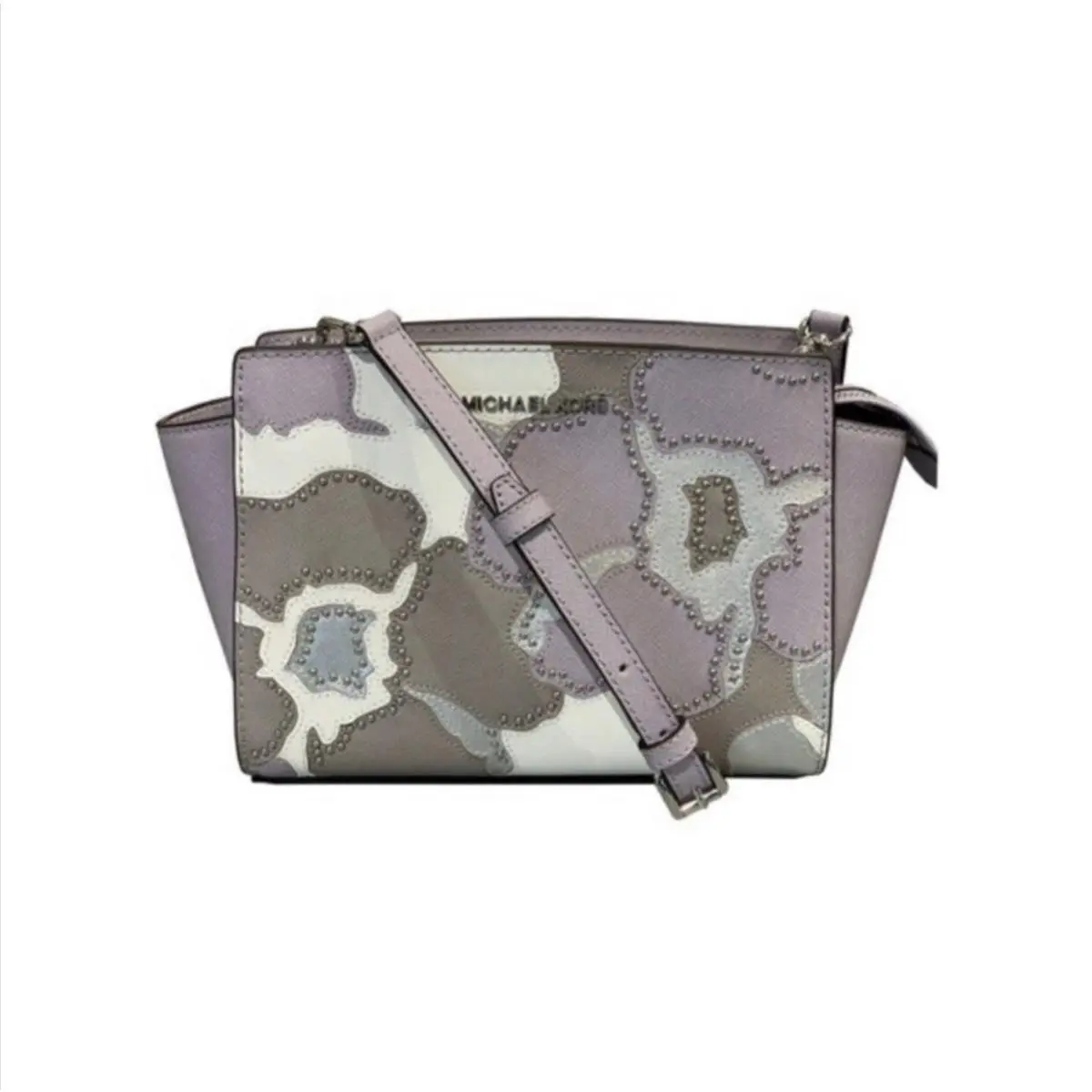 Michael Kors Selma Medium Messenger Bag Lilac