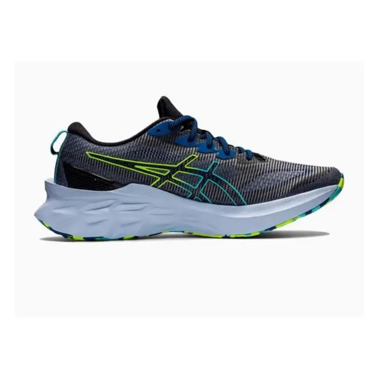 Asics shoes - ASICS Novablast - Novablast - 1011B331-001 - Black/ Hazard Green 1