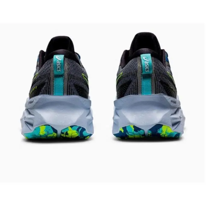 Asics shoes - ASICS Novablast - Novablast - 1011B331-001 - Black/ Hazard Green 3