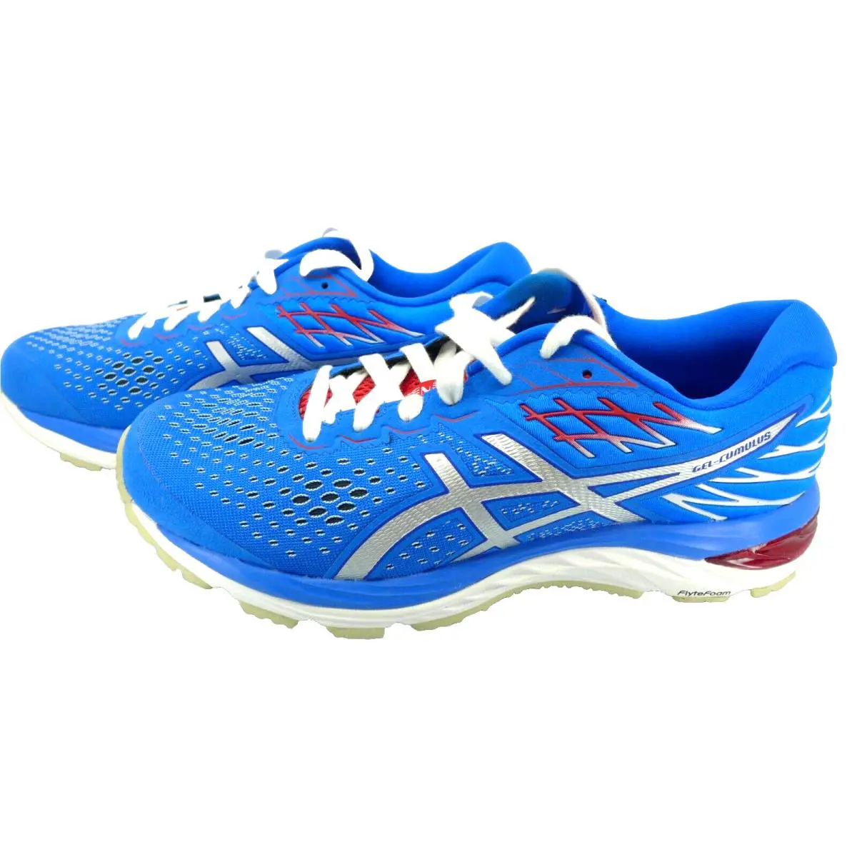 Asics Gel Cumulus 21 Wmns Tokyo Blue Silver White Athletic Shoes Size 5