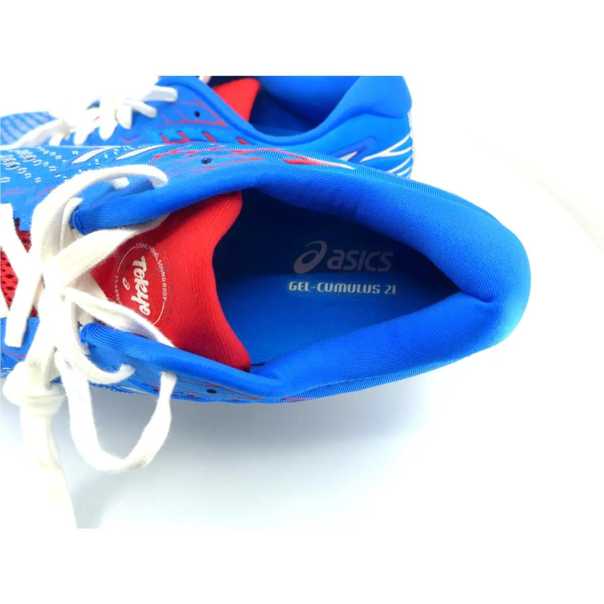Asics shoes - Gel Cumulus 21 - Gel Cumulus - 1012A669-400 - Blue Silver White (UPC: 193604530667) 3