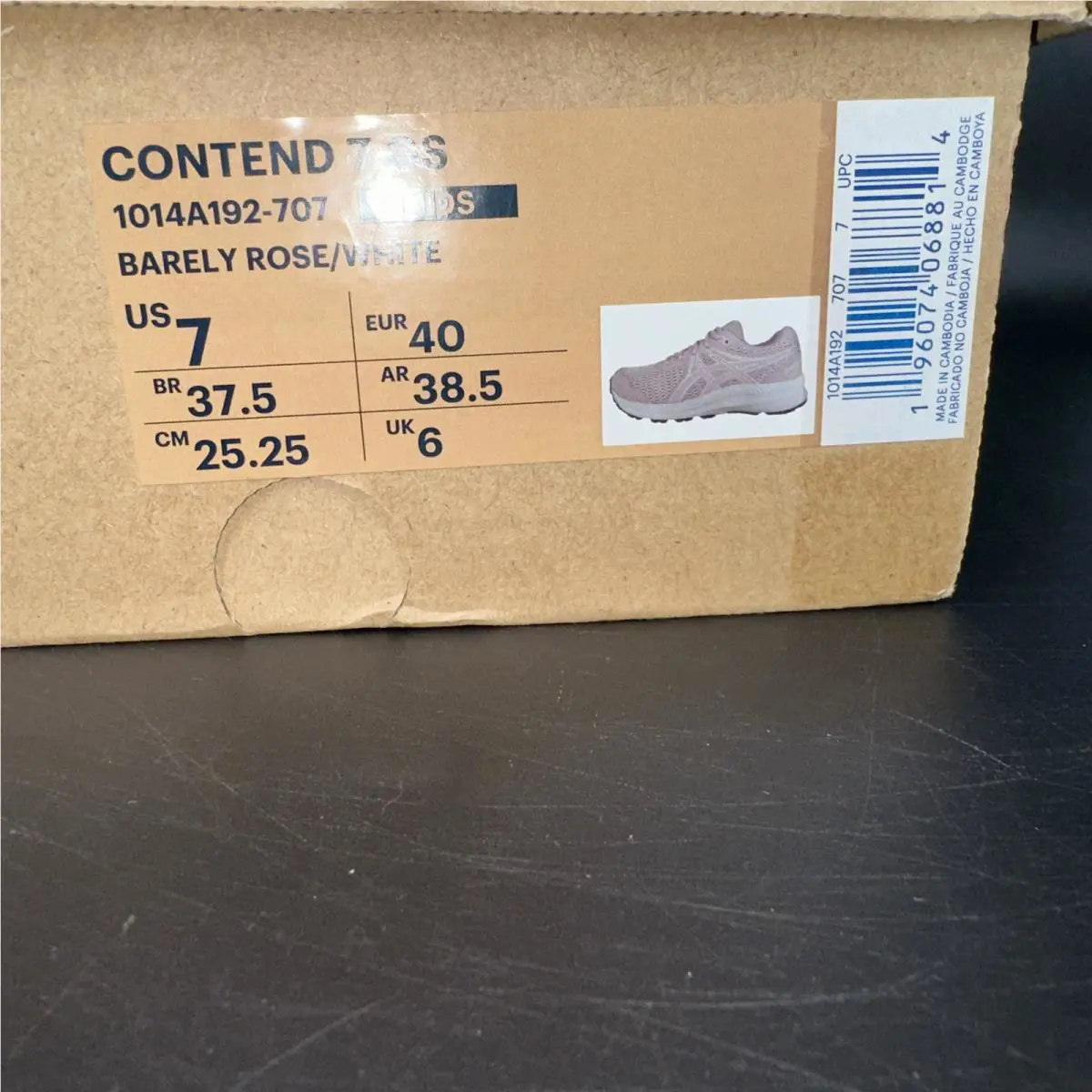 Asics shoes - Asics Contend 7 - Contend - Pink (UPC: 196074068814) 1