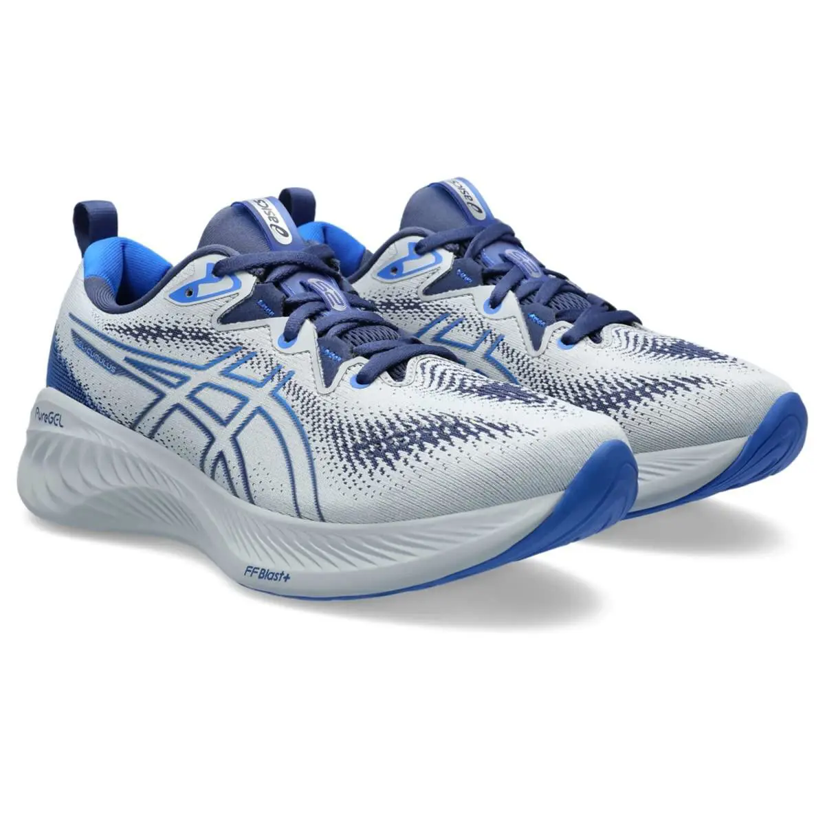 Asics Men`s Gel-cumulus 25 Running Shoes Piedmont Grey/illusion Blue 14 US