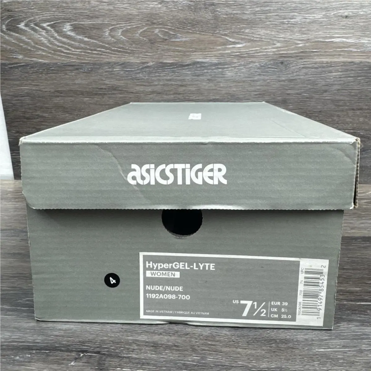 Asics shoes - ASICS HyperGEL-Lyte - Beige, Full: Black/Black (UPC: 191497854181) 12