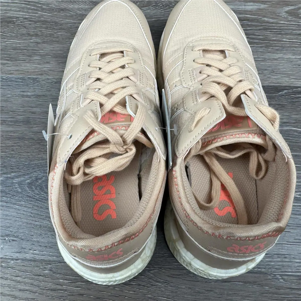 Asics shoes - ASICS HyperGEL-Lyte - Beige, Full: Black/Black (UPC: 191497854181) 8