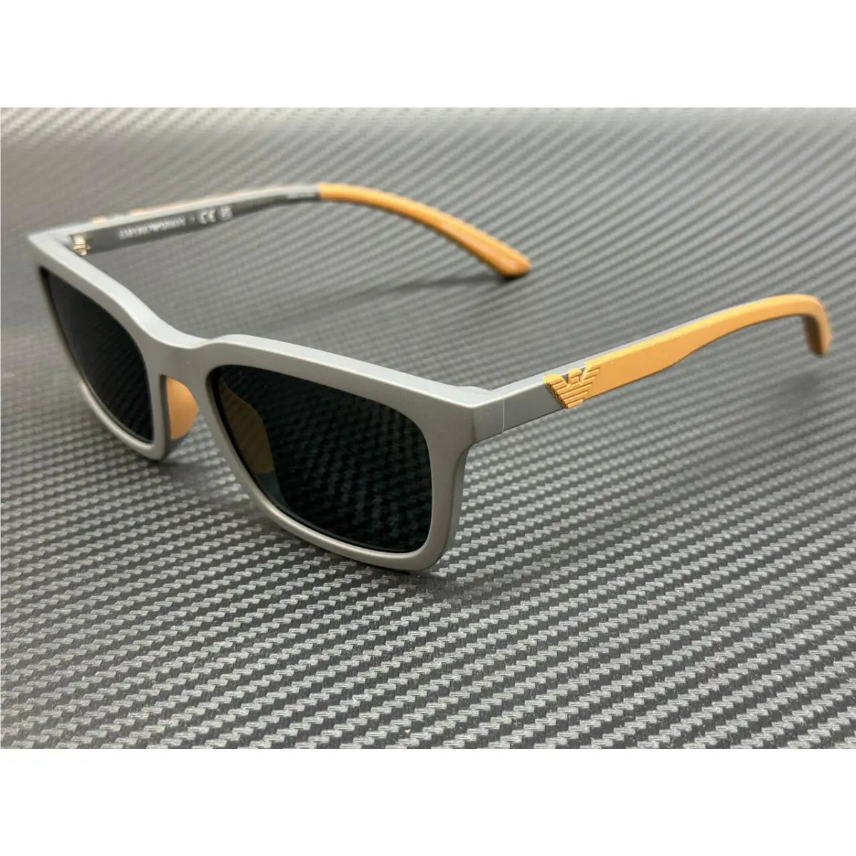 Emporio Armani EA4248U 50016G Matte Black Grey Mirror Men`s 58 mm Sunglasses