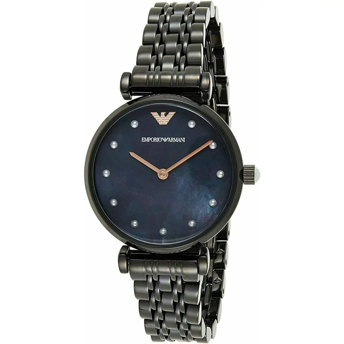 Emporio Armani Ladies Gianni T-bar Quartz Watch - AR11268 - Quartz