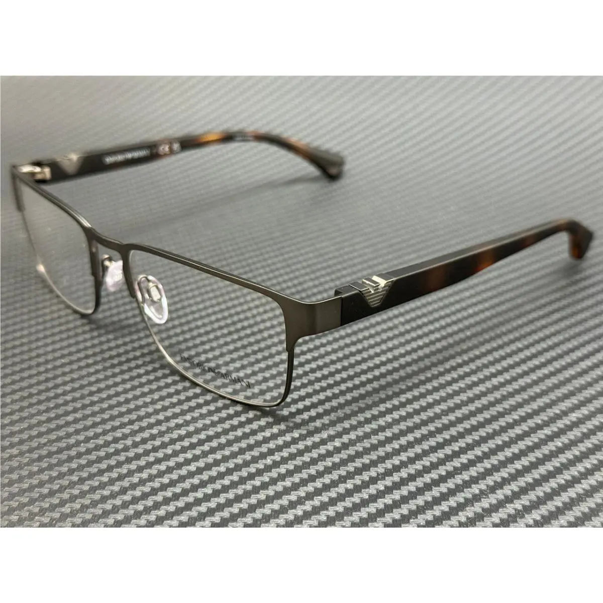 Emporio Armani EA1027 3003 Matte Gunmetal Men`s 57 mm Eyeglasses