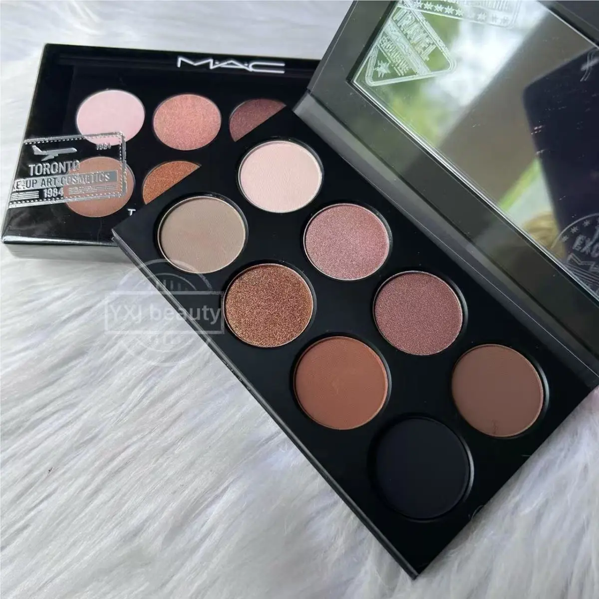 Mac Travel Exclusive Eye Shadow Palette x 8 Espresso Full Size Rare Boxed