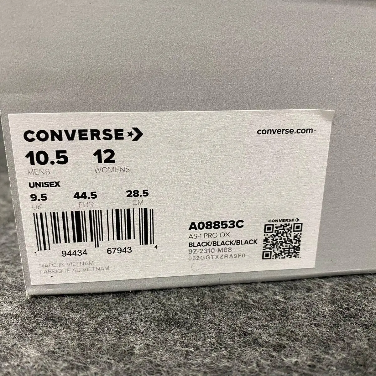 Converse shoes - vs-155262 - vs-155262 - Black (UPC: 194434679434) 1