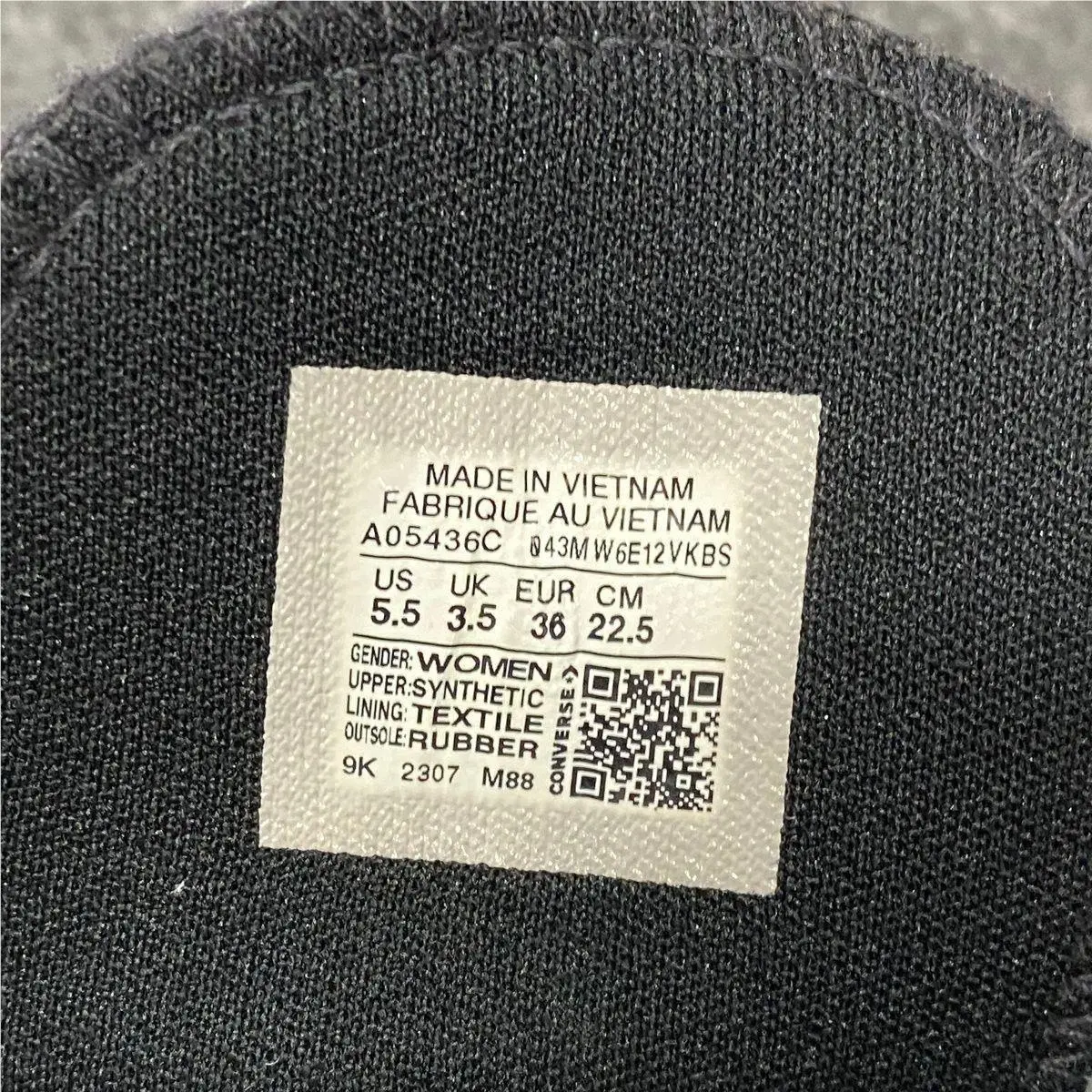 Converse shoes - vs-155373 - vs-155373 - Black (UPC: 194434538632) 0