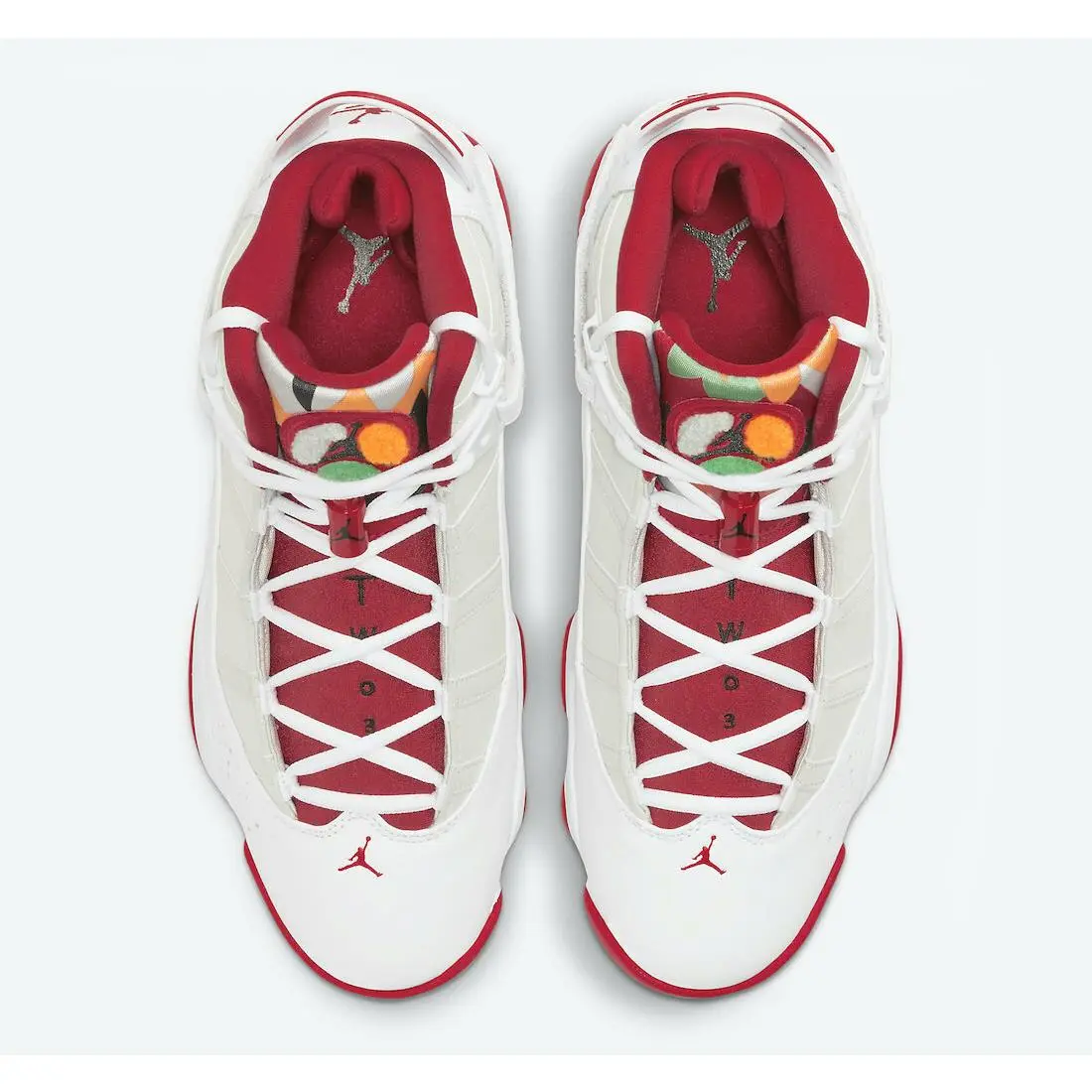 Nike shoes - Jordan 6 Rings - Rings - 322992-060 - Red/Black or White/Silver, Manufacturer: Black/Red 7