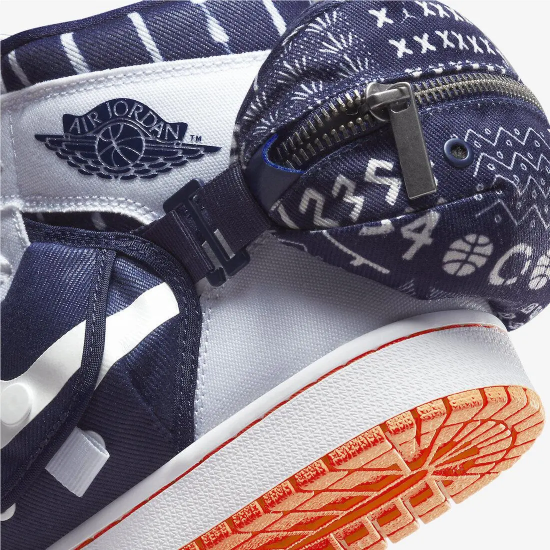 Nike shoes - Nike Air Jordan 1 - Air - DV1717-100 - White/Neutral Indigo 10