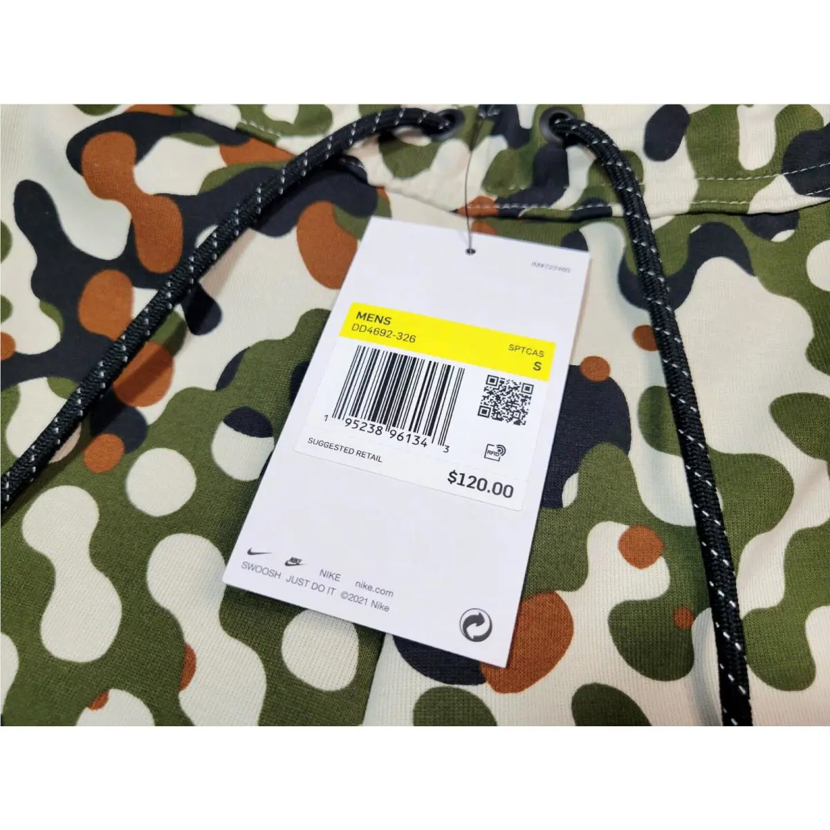 Nike clothing - Nike NSW Tech Fleece - NSW Tech Fleece - DD4692-326 - Green Brown Camouflage 20