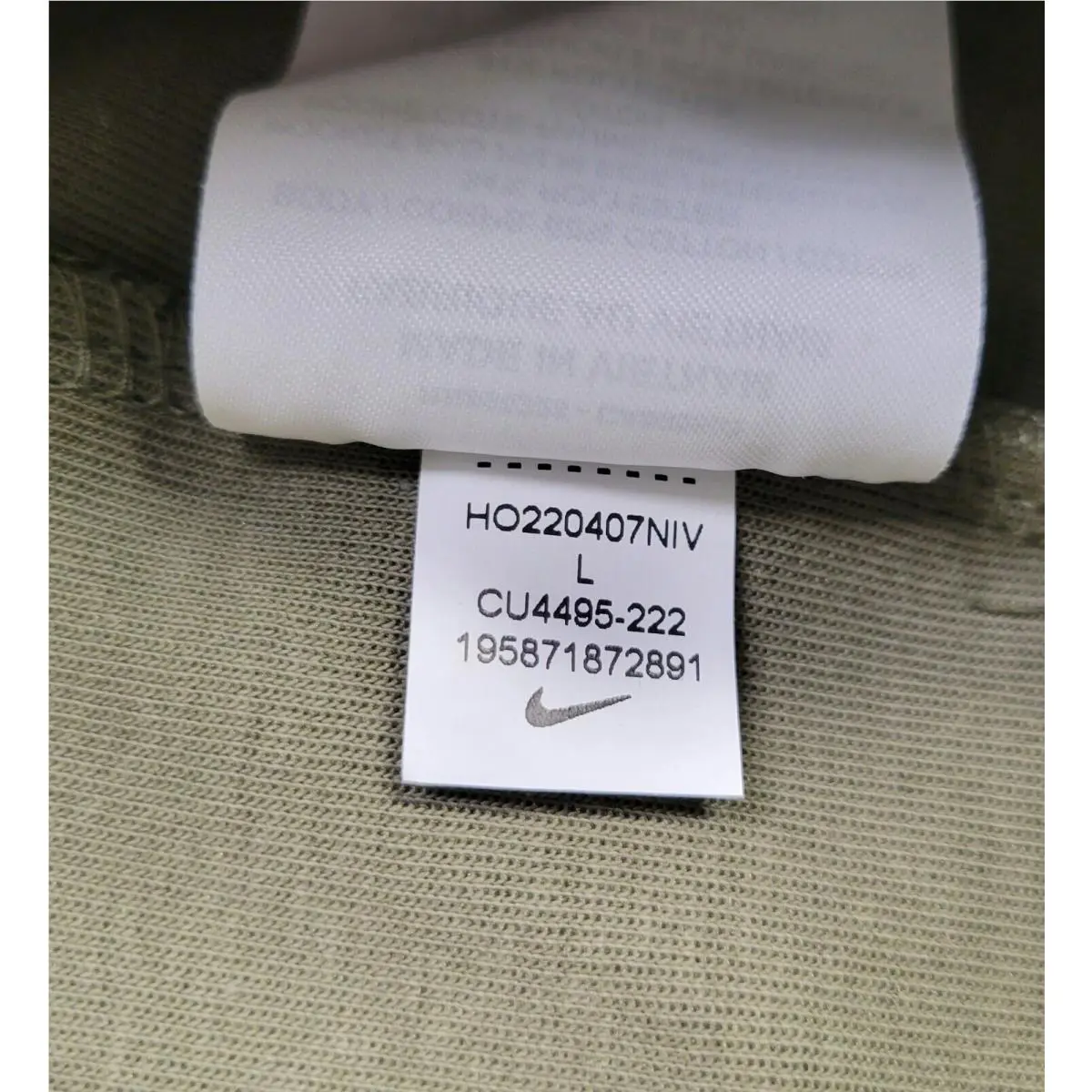 Nike clothing Tech Fleece - Green Black 25