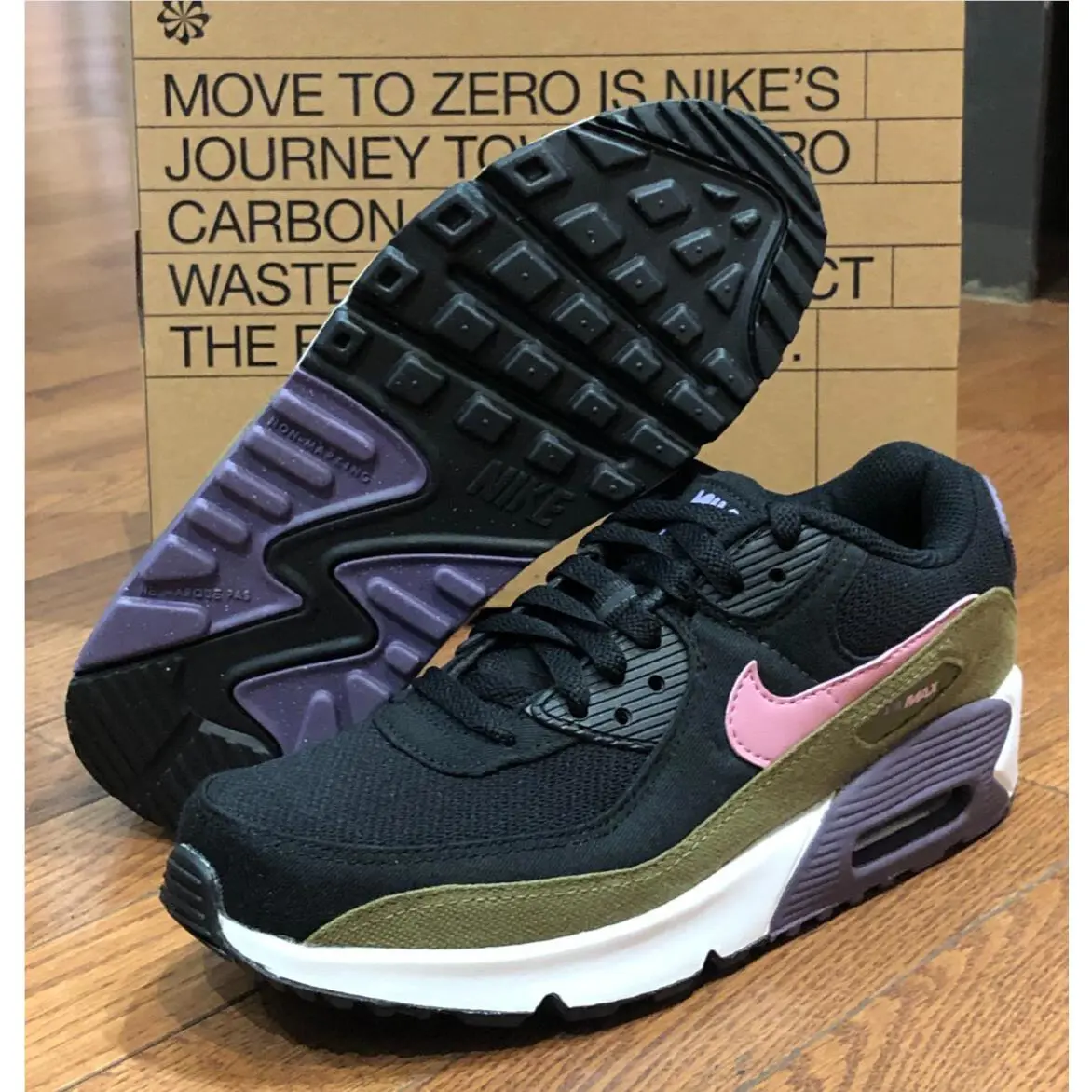 Nike shoes - Nike Air Max 90 GS - Black 4