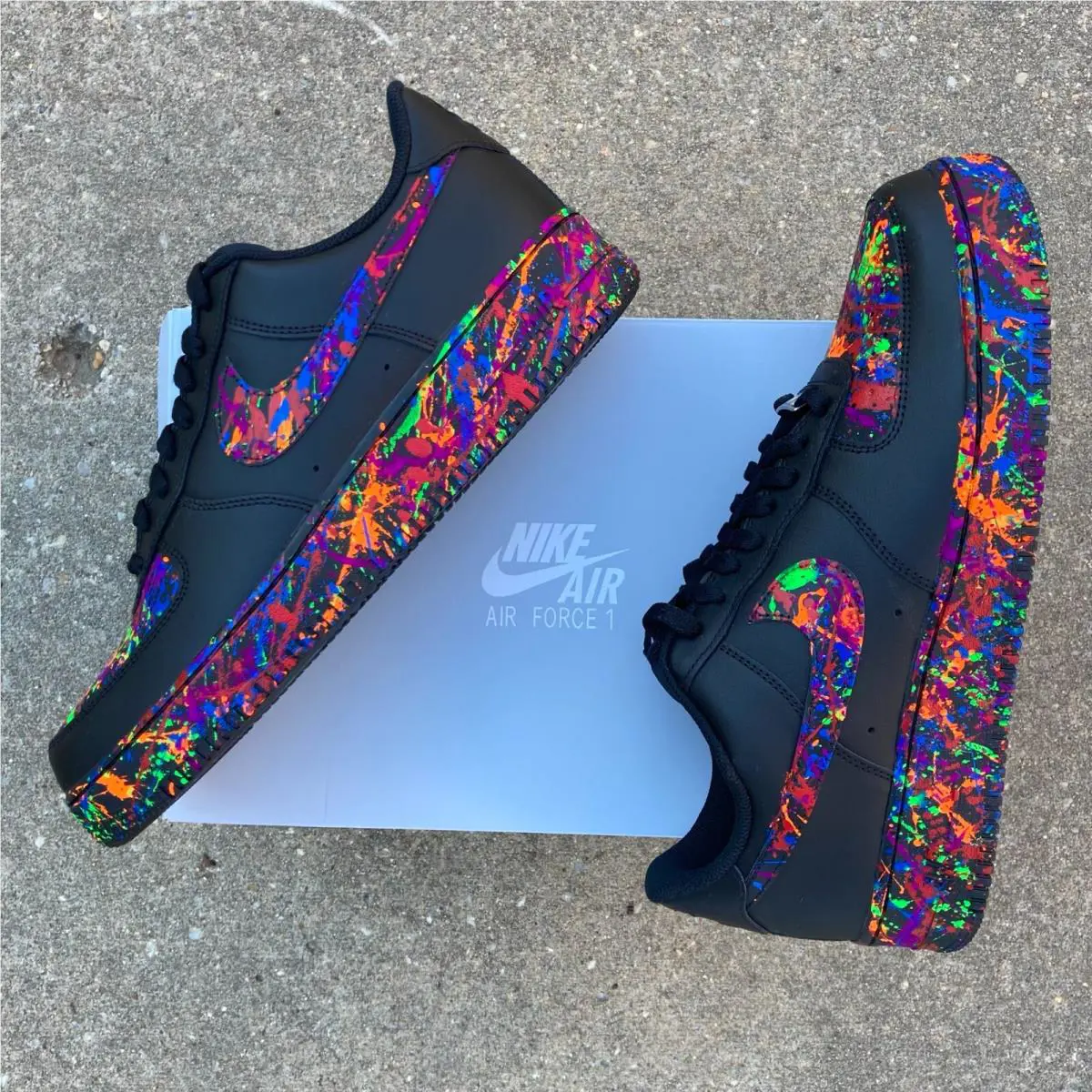 Nike shoes - Nike Air Force 1 - Air Force - DD8959-100 - Black 12