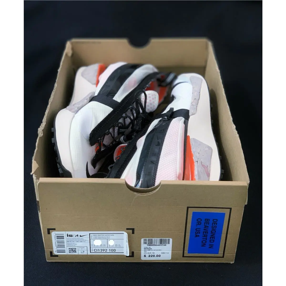 Nike shoes - Nike Hyperize - Hyperize - CI1392-100 - White / Orange 20