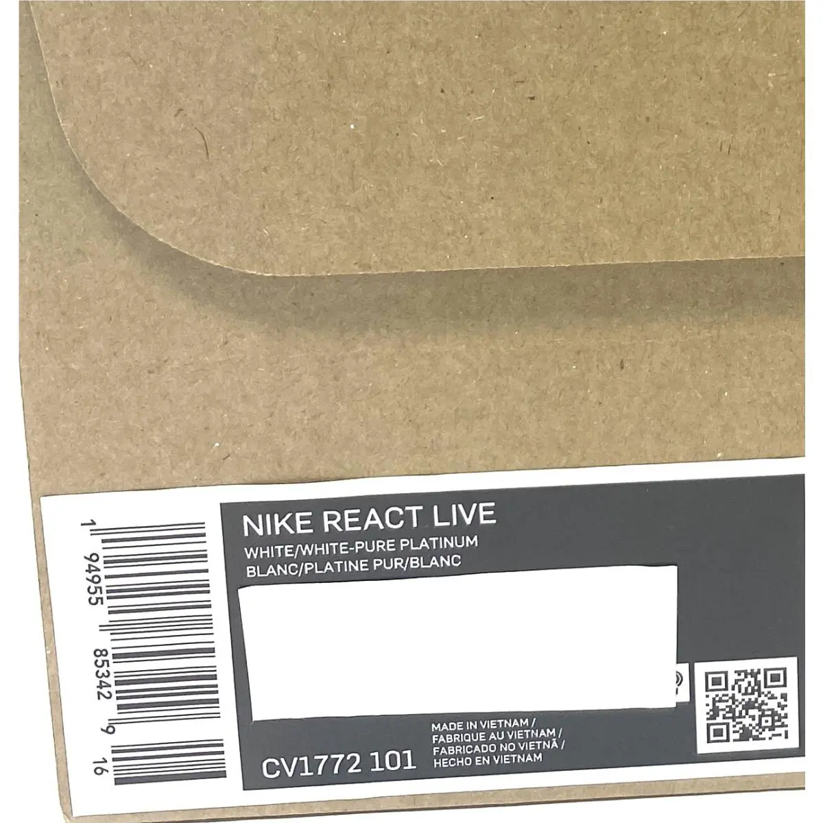 Nike shoes - Nike React - React - CV1772101 - White 9