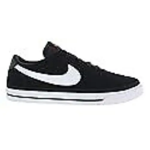 Nike Mens Court Legacy Suede Sneaker Black/white-gum Light Brown 12 UK Color B - BLACK